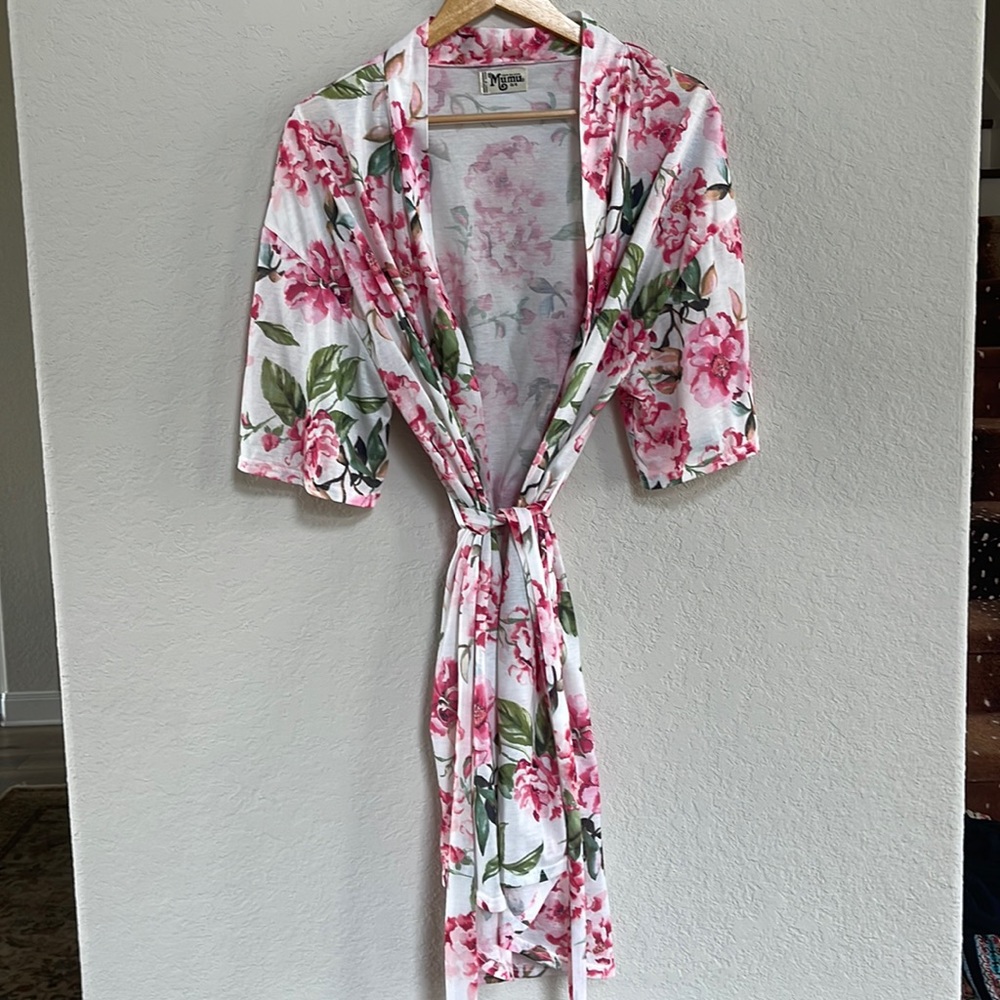 NWOT Show Me Your Mumu Bride Robe -Garden Of Blooms - Picture 2 of 5